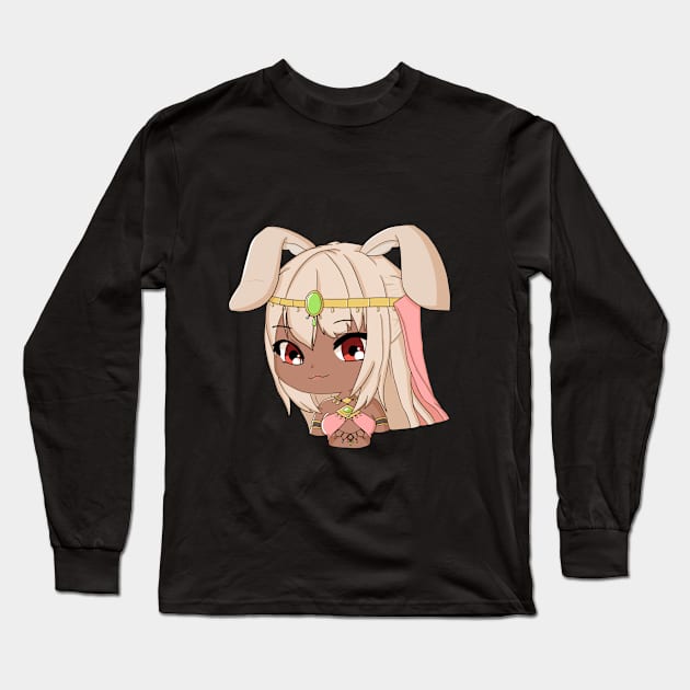 Bunny Girl Chibi Long Sleeve T-Shirt by diamond9144